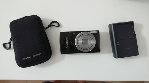 【値下げ：3000円→2000円】【Canon】デジタルカメラ IXY 120 光学8倍ズーム ブラック IXY120(BK)