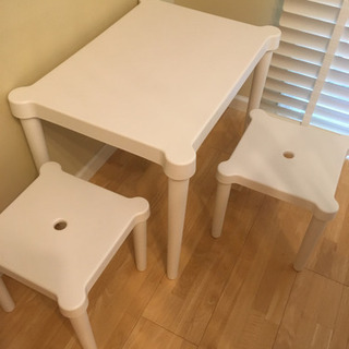 IKEA キッズテーブル 椅子2個