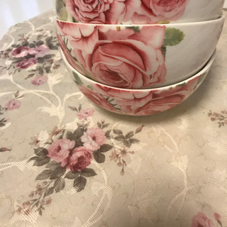 薔薇の食器3コセット