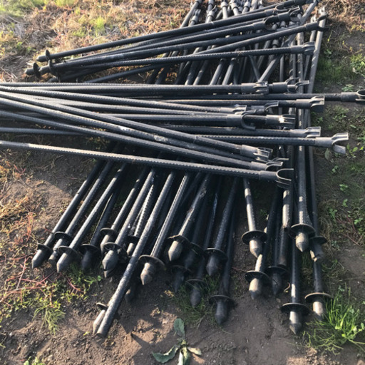 果樹枝受用支柱3種サイズ混合55本