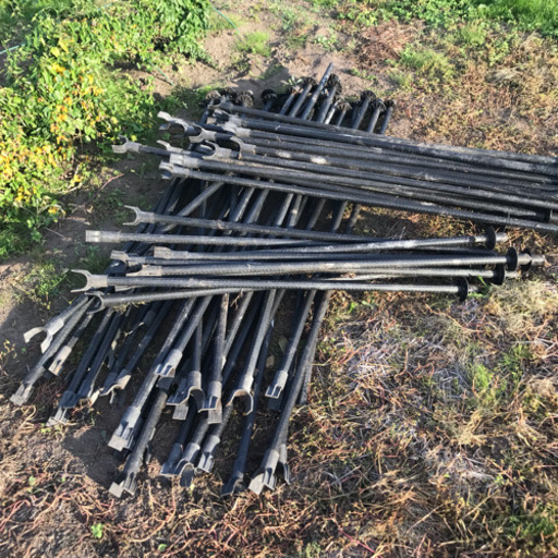 果樹枝受用支柱3種サイズ混合55本