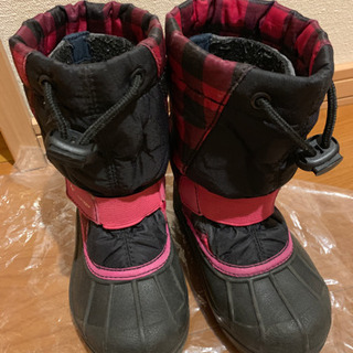 子供用 女児 冬用ブーツ スノトレ 14cm
