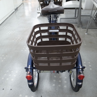 ブリヂストン 20/16インチ 電動アシスト三輪車 フロンティア ラクットワゴン FW0B49 サファイヤブルー　モノ市場半田店 119