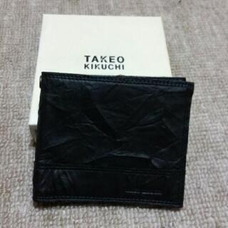 (新品 未使用) TAKEO KIKUCHI 2つ折り財布