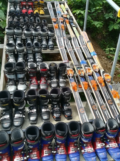 【スキーセット】テレマーク　スキー靴・板・ビンディング
