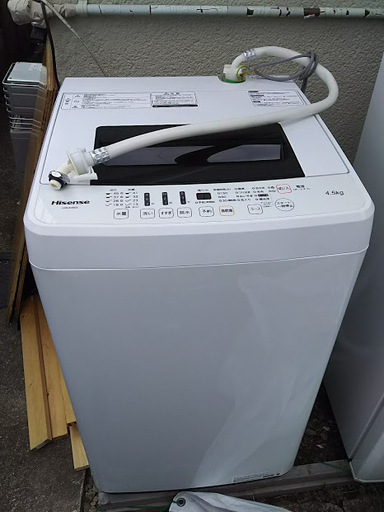 4.5ｋ　全自動洗濯機　ハイセンス2017製　ＨＷ－Ｅ4502