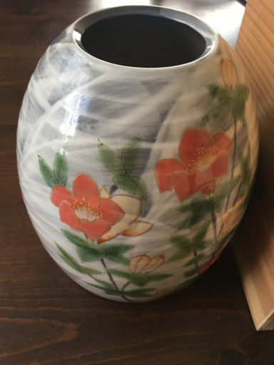 花瓶 九谷