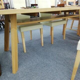 654 天然木ダイニングテーブルセット