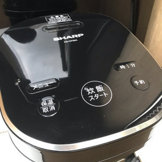   シャープ炊飯器SHARP KS-CF05A-B ブラック系 ...