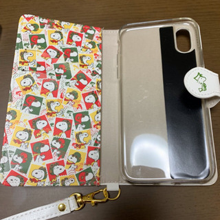 新品 iPhone Xs 手帳型スマホケース スヌーピー