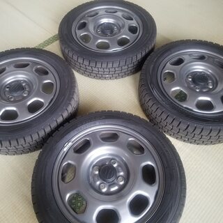 2018年タイヤ 165/60R15 77Q ハスラー タイヤ ホイール スズキ 純正 
