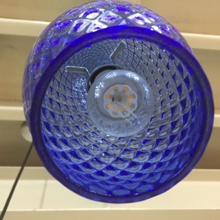 照明 ペンダントライト 青 ブルー ガラス Led照明器具 中古品 オトワリバース 宇都宮の照明器具の中古あげます 譲ります ジモティーで不用品の処分