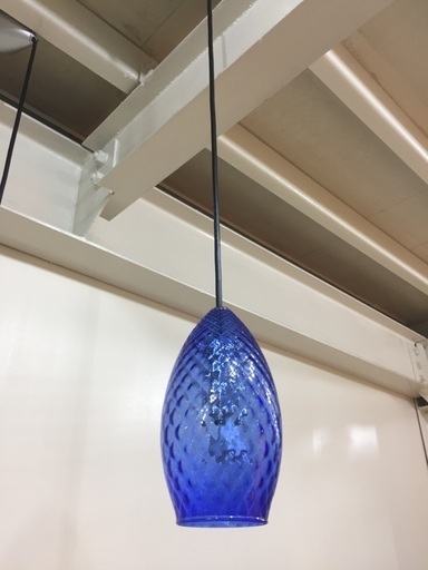 照明 ペンダントライト 青 ブルー ガラス Led照明器具 中古品 オトワリバース 宇都宮の照明器具の中古あげます 譲ります ジモティーで不用品の処分