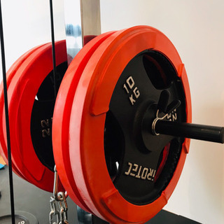 パワーラック マルチベンチ バー ウェイト10キロ4枚