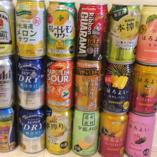 チューハイメイン、ビールなど含んだ 18本