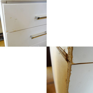 ☆NITORI/ニトリ☆食器棚 収納家具 キッチン収納 ガラス扉□880×420