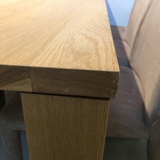 イデアポート購入品 ダイニングテーブル8点セット テーブル チェア ナチュラル×ベージュ系 中古品