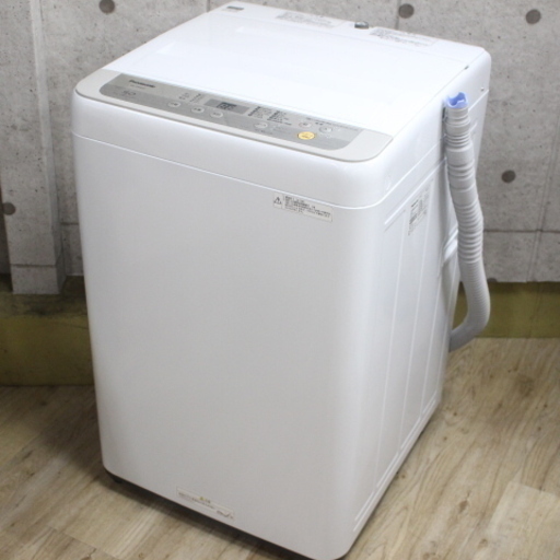 R415)【今年製造・美品】Panasonic NA-F50B12-N [全自動洗濯機 5kg シャンパン]2019年製 パナソニック