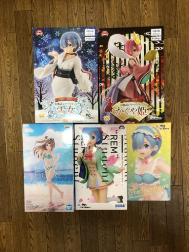 リゼロから始める異世界生活 ラブライブ フィギュア5こセット