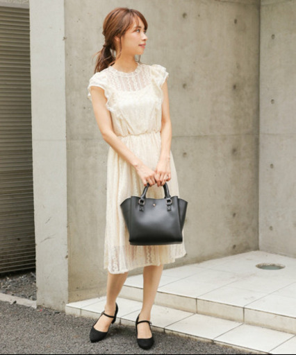 ミスティウーマン チュールレースフリルワンピース Mysty Woman み 北２４条のワンピースの中古 古着あげます 譲ります ジモティーで不用品の処分