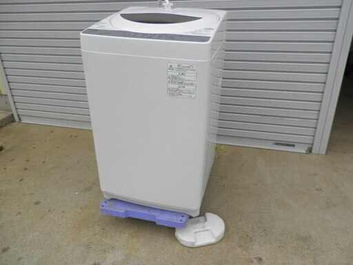 東芝 全自動洗濯機 ５kg グランホワイト AW-５G６ ２０１８年 美品 無料配送（弊社から２０キロまで
