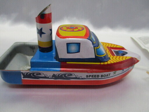 ブリキのおもちゃ 船 ボート Pop Pop Speed Boat ポンポン船 レトロ未使用品 Mhf 東結城のおもちゃ 乗り物 ミニチュア の中古あげます 譲ります ジモティーで不用品の処分