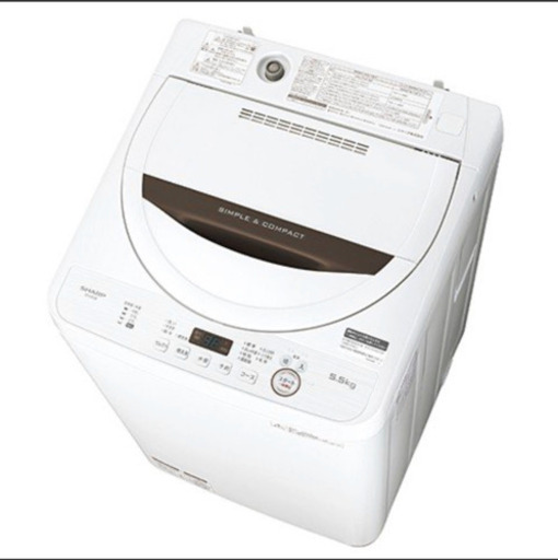 【洗濯機】SHARP ES-GE5B