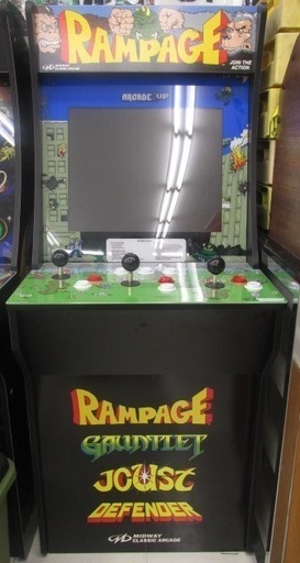 アーケードゲーム Tastemaker LLC ARCADE1UP RAMPAGE 2018年製 NB622