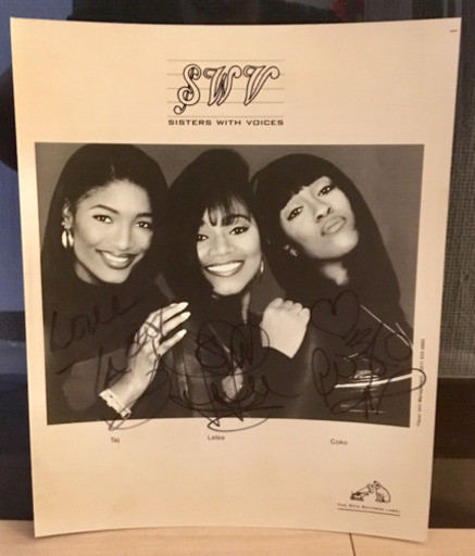 超希少？ SWV 直筆サインフォト