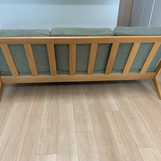 unicoのソファ 3シーター オットマン付き