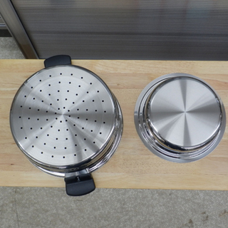 PayPay対応 未使用品 アムウェイ クイーン 6Lシチューパンセット IH対応 ステンレス製  Amway QUEEN QUEEN 札幌市西区西野