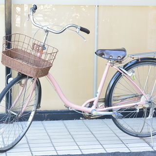 ママチャリ 薄ピンク あやさん専用ママチャリ 薄ピンク 自転車