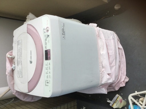 再掲 急募9/27金まで  6.0kg シャープ全自動洗濯機 2014年 ＠神戸・灘・六甲