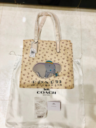 本物新品未使用！Disney X coach ダンボトート