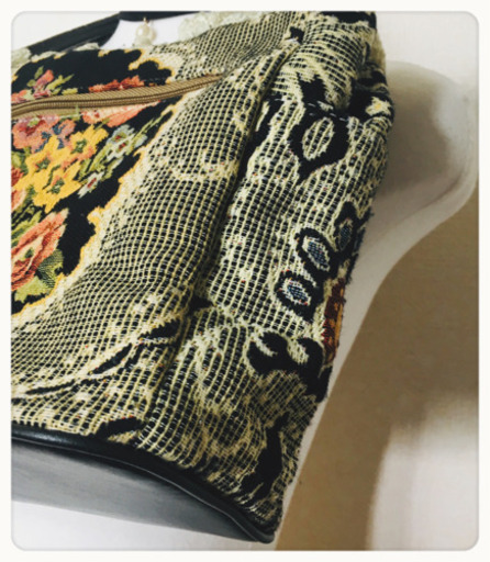 処分しましたゴブラン織り風バッグ FEILER LAURA ASHLEYお好きな方に秋冬素材 処分しましたゴブラン織り風バッグ FEILER LAURA ASHLEYお好きな方に