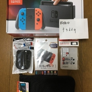 ○新品未使用○ Nintendo Switch本体+液晶保護シート 新品未使用