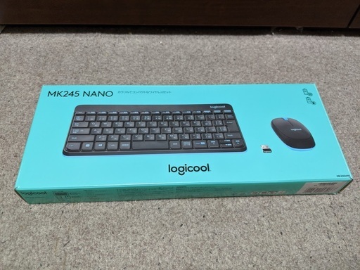 Logicool ロジクール Mk245nbk ワイヤレスキーボード ワイヤレスマウス セット 無線 Mk245 Nano ホリック 江古田の周辺機器の中古あげます 譲ります ジモティーで不用品の処分