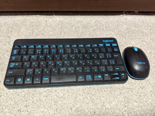Logicool ロジクール Mk245nbk ワイヤレスキーボード ワイヤレスマウス セット 無線 Mk245 Nano ホリック 江古田の周辺機器の中古あげます 譲ります ジモティーで不用品の処分