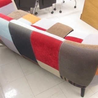 フランフラン Francfranc NAVIA SOFA パッチワークソファ 3人掛け NB639