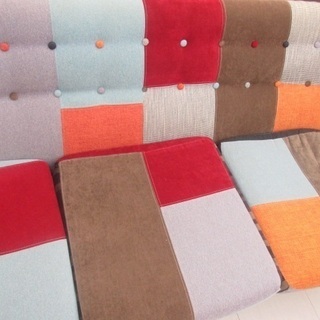 フランフラン Francfranc NAVIA SOFA パッチワークソファ 3人掛け NB639
