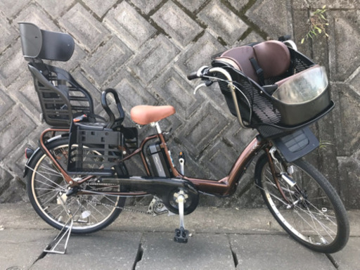 １－２１電動自転車ブリジストン前後22インチアンジェリーノ長生き8アンペア