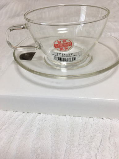 新品 未使用 ハリオ 耐熱ティーカップ ソーサー Rlsaママ 福岡の食器の中古あげます 譲ります ジモティーで不用品の処分