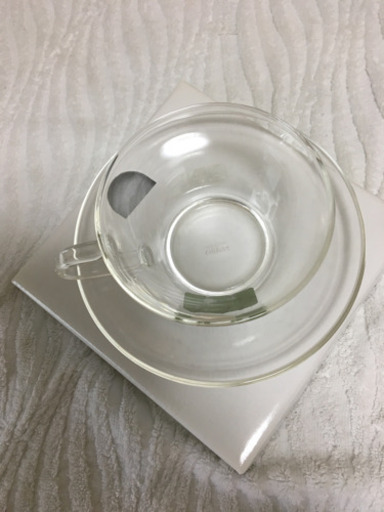新品 未使用 ハリオ 耐熱ティーカップ ソーサー Rlsaママ 福岡の食器の中古あげます 譲ります ジモティーで不用品の処分