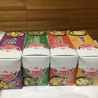 AJINOMOTO  具たっぷり味噌汁10袋入り×4種