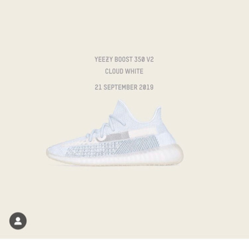 YEEZY BOOST 350 V2 CLOUD WHITE新品