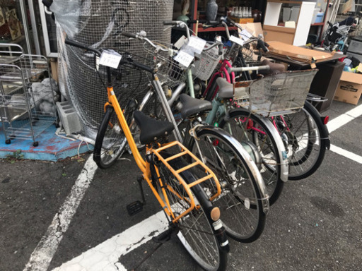 自転車屋さんで整備したての自転車入荷しました！4800円～