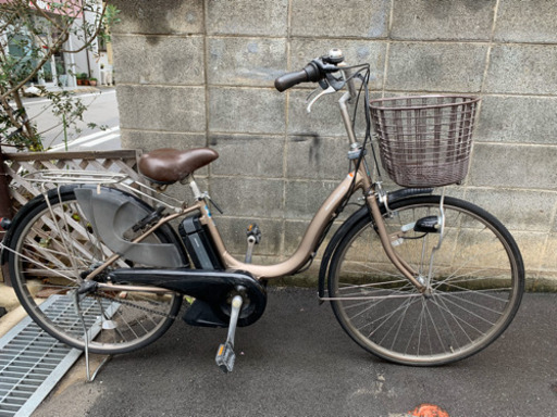 ⚫︎電動自転車ヤマハPAS natural26インチ6Ahライトブラウン電動アシスト自転車