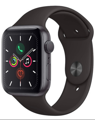 【新品未開封】Apple Watch Series 5(GPSモデル)- 44mmスペースグレイアルミニウムケースとブラックスポーツバンド - S/M \u0026 M/L