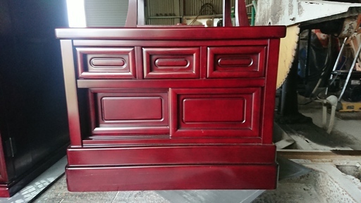 唐木仏壇 桜調和組子台付 1560×660