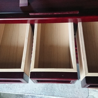 唐木仏壇　桜調和組子台付　1560×660